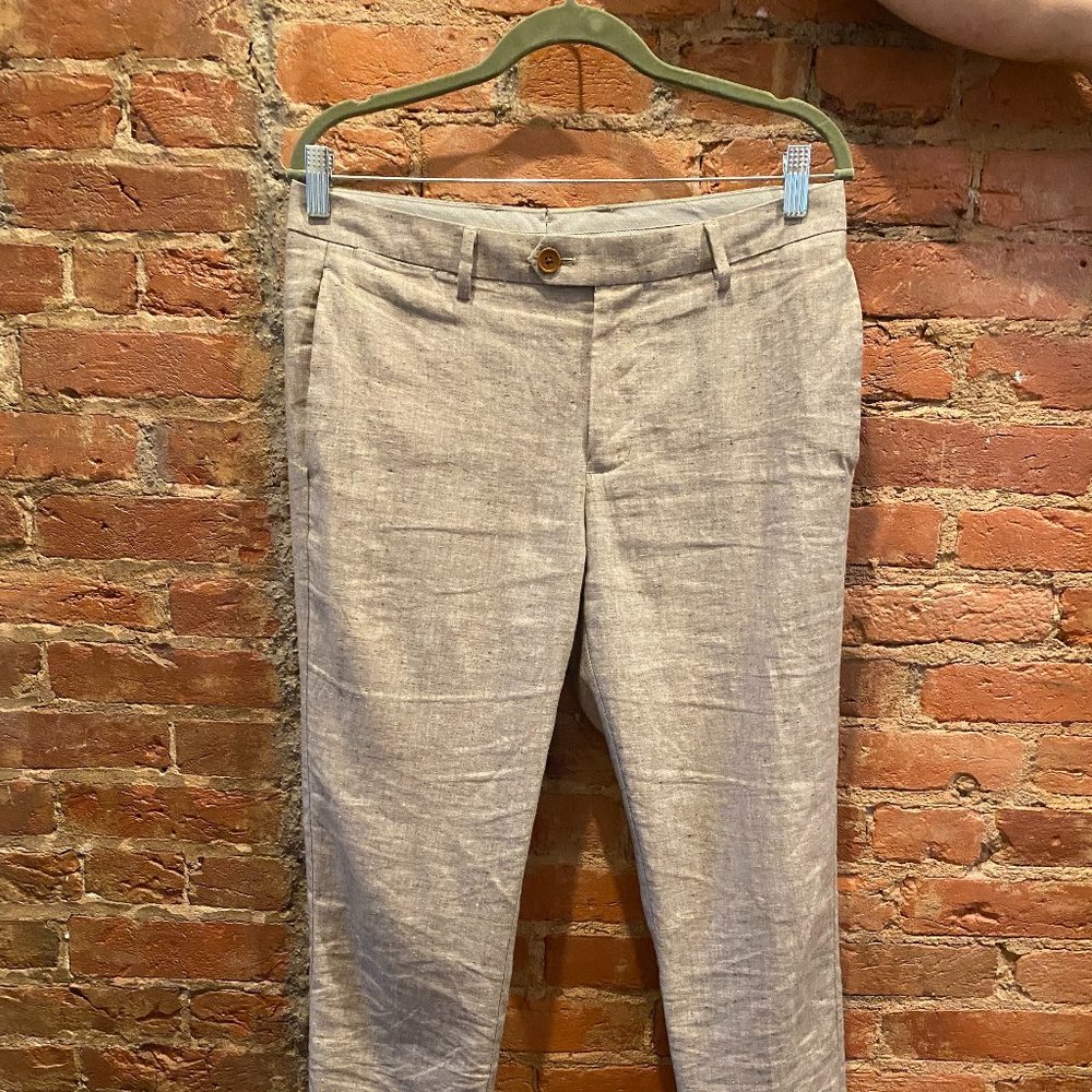 Bonobos Slim Fit Linen Slacks
